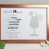 Personalisiertes Geldgeschenk zum Geburtstag - Motiv Cocktail