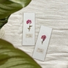Zeit für Stille • Lesezeichen mit gepresster Blume 