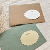10 Adressetiketten zum Selbst-Beschriften • Naturpapier