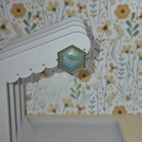 Elegante Apatit-Imitat Ohrstecker  – Handmade Boho-Schmuck