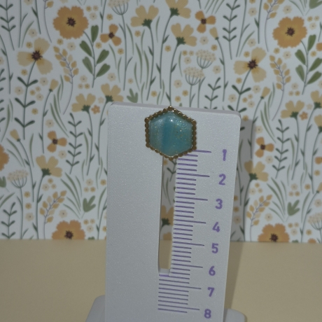 Elegante Apatit-Imitat Ohrstecker  – Handmade Boho-Schmuck