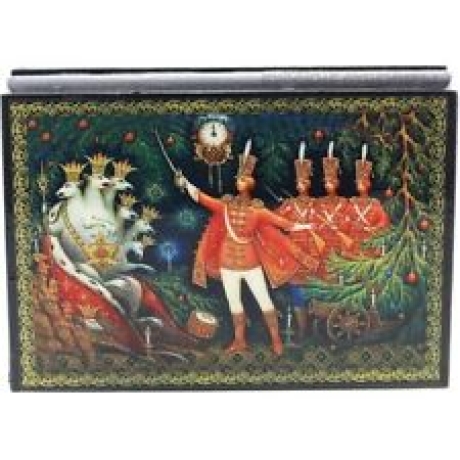 Schmuckschatulle Motiv Nussknacker , aufklappbar, neu