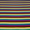 Stoff Baumwolle Jersey 12 mm Streifen grau grün blau rot gelb sw