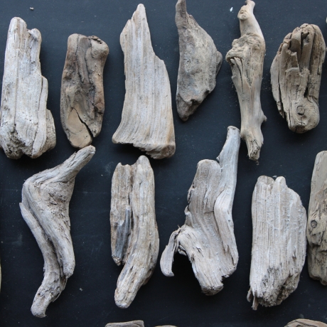 Treibholz Schwemmholz Driftwood 30 größere Minis  11-17cm *E10*
