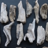 Treibholz Schwemmholz Driftwood 30 größere Minis  11-17cm *E10*