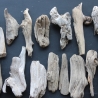 Treibholz Schwemmholz Driftwood 30 größere Minis  11-17cm *E10*