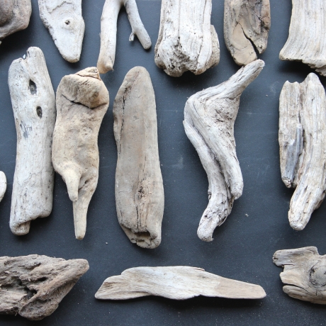 Treibholz Schwemmholz Driftwood 30 größere Minis  11-17cm *E10*