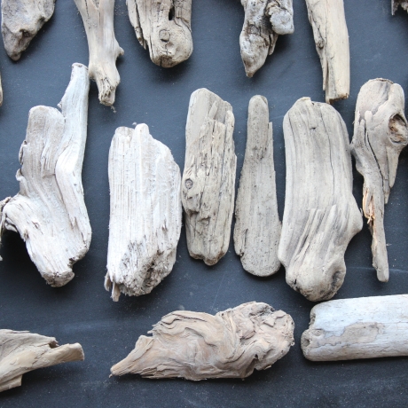 Treibholz Schwemmholz Driftwood 30 größere Minis  11-17cm *E10*