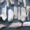 Treibholz Schwemmholz Driftwood 30 größere Minis  11-17cm *E10*