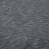 StoffStretch Feinstrick Jacquard kleingemustert schwarz weiss