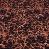Stoff Viskose Jersey Leo Tierprint schwarz braun beige rosé