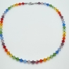 Kette Regenbogen Bunte  Kristalle  (804)