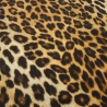 Stoff Viskose Twill Leo Design braun schwarz beige Blusenstoff