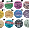 Lustige Sprüche I Buttonset 50 mm Anstecknadel 5 Stück Auswahl