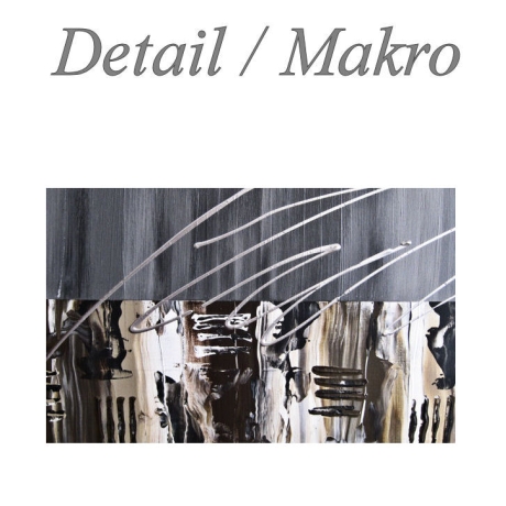 MK1 Art Bild Leinwand Abstrakt Kunst Malerei Acrylbild braun