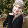Beanie Star Gr. 50-54 sisal/rosa