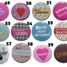 Hobby Statement Buttonset 50 mm mit Anstecknadel 5 Stück Auswahl