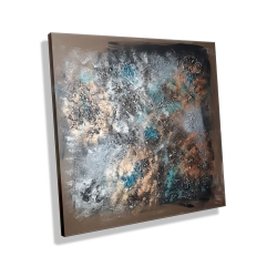 MK1 Art Bild Leinwand Abstrakt Kunst Malerei Acrylbild braun XXL MK1 Art Bild Leinwand Abstrakt Kunst Malerei Acrylbild braun XXL