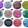 Lustige Sprüche I Buttonset 50 mm Anstecknadel 5 Stück Auswahl
