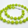 Kette Polariskette Grün Hellgrün Polaris Polarisperlen (824)