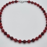 Kette Perlen Polaris Rot Polariskette Perlenkette (832)