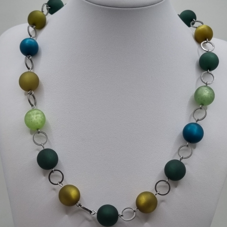 Lange Polaris-Kette mit großen Perlen – wandelbare Y-Kette (838)