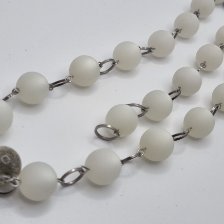 Lange Polaris-Kette mit großen Perlen – wandelbare Y-Kette (838)
