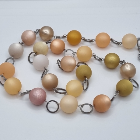 Lange Polaris-Kette mit großen Perlen – wandelbare Y-Kette (838)