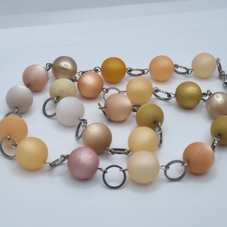 Lange Polaris-Kette mit großen Perlen – wandelbare Y-Kette (838)