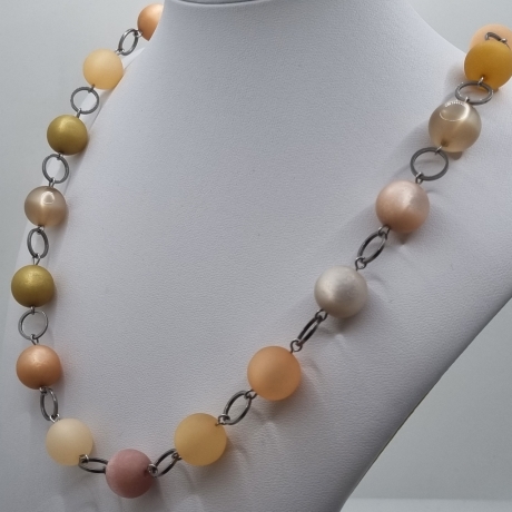 Lange Polaris-Kette mit großen Perlen – wandelbare Y-Kette (838)