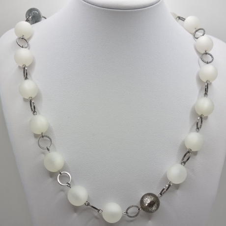 Lange Polaris-Kette mit großen Perlen – wandelbare Y-Kette (838)