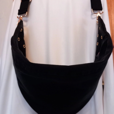 XXL Banana Bag, Cross Body Jeans Bag upcycling