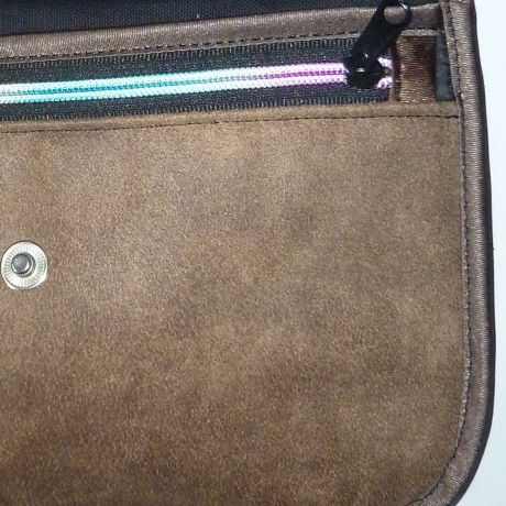 außergewöhnliche Handtasche rosa klein Unikat Clutch Handarbeit 