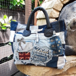 Jeans Tasche/Schopper Upcycling EINZELSTÜCK
