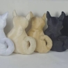 kleines graues Kätzchen, Kuschelkissen für Katzenliebhaber