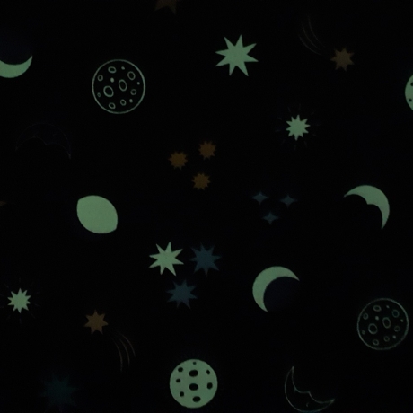 Small Things...glow - night sky on blue