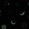 Small Things...glow - night sky on blue