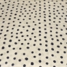 Meterware Musselin Glatt bemustert Dots Beige