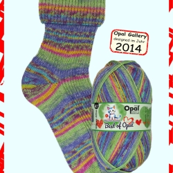 Meisterwerke - Best of Opal, 4-fädige Sockenwolle, Farbe 8881