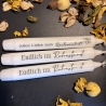 Stabkerze geriffelt Rente