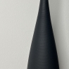 Moderne Vase schwarz Minimalismus Stil Decor Keramik  Ornamente 