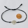 Armband Baum des Lebens 925 rhodiniertes  Silber Makramee