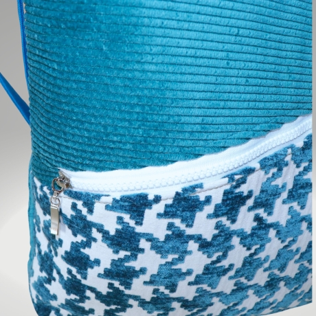 Umhängetasche Damen /Petrol Tragetasche /Cord Tasche Stofftasche 