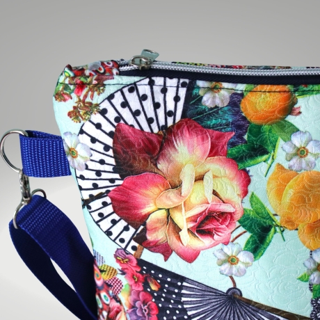 Umhängetasche Damen/Handtasche/Schultertasche/Jeanstasche/Bunt