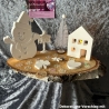 Winterlandschaft, Schneemann, Nord Pole, Kleeblatt, Herz