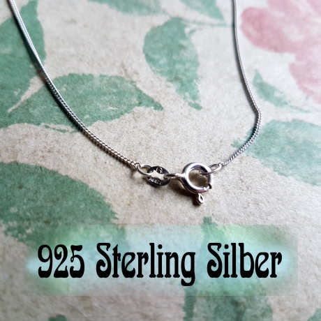 Makramee Kette • Jugendstil Schmuck • Boho Edelstein Kette
