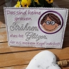 Ferberline Spruch und Mug Rug Strähnen/Glitzern ab 10x10