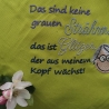 Ferberline Spruch und Mug Rug Strähnen/Glitzern ab 10x10