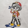 Feuerwehrmann Stickdatei – Ausmalmotiv für Kinder & Regentage