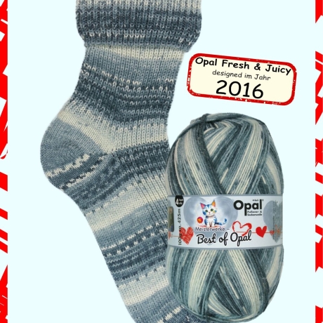 Meisterwerke - Best of Opal, 4-fädige Sockenwolle, Farbe 9366